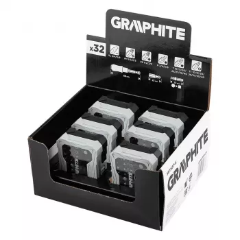 GRAPHITE Display Box 6 x 56T557 σετ 32 τεμ. bits με μαγνητική βάση