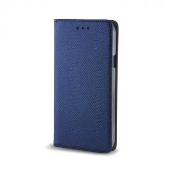 GreenGo Apple iPhone X Θήκη Smart Magnet Dark Blue με Θήκη Πορτοφολάκι