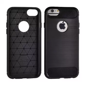 GreenGo Huawei Y7 2019 Back Θήκη Carbon Μαύρο