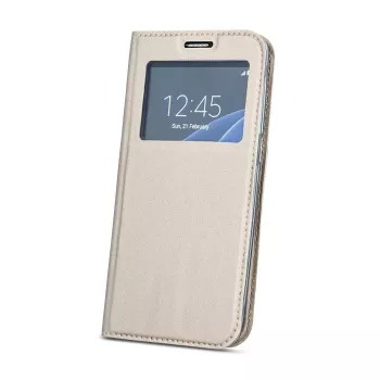 GreenGo Smart Look Θήκη Flip για Samsung Galaxy A6+ (2018) - Χρυσό
