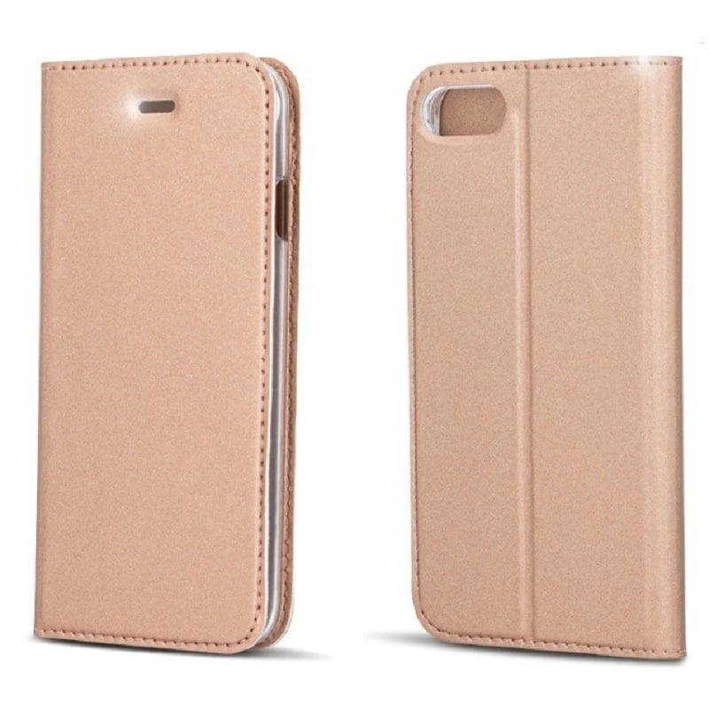 GreenGo Sony Xperia E5 Smart Premium Flip Θήκη Rose Gold