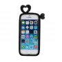 GreenGo Universal Bumper L (10cm) Hearts Μαύρο