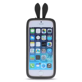 GreenGo Universal Bumper L (10cm) Rabbit Ears Μαύρο