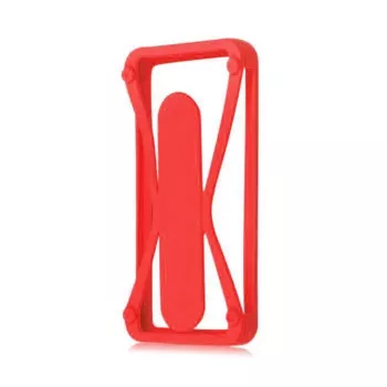 GreenGo Universal Case with Kickstand 4.5-5.5 ίντσες Κόκκινο