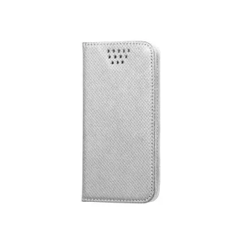 GreenGo Universal Smart Magnet Βάση Κινητού Αυτοκινήτου 4.5-5.0 ίντσες Ασημί