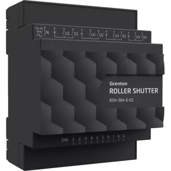 Grenton RSH-384-D-01 Μονάδα Ελέγχου Ρολών 4 Καναλιών (Ράγα DIN, TF-Bus)