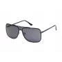 GUESS Ανδρικά γυαλιά ηλίου GO00053-0001A ορθογώνια μαύρος σκελετός φακοί smoke 57mm
