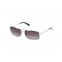 GUESS ανδρικό γυαλί ηλίου GU00168-5897P μαύρο ορθογώνιο πολωτικό 58mm