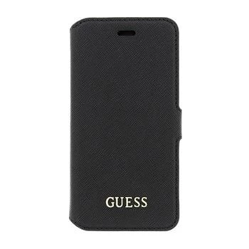 GUESS Saffiano Book Case για iPhone 6/6S - μαύρο