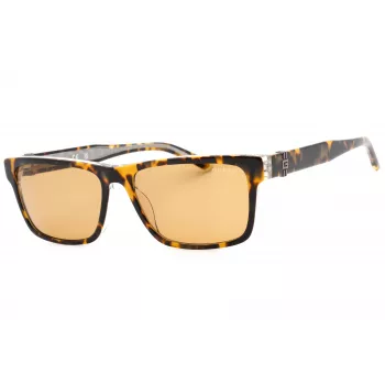 GUESS γυναικείο ορθογώνιο acetate γυαλί ηλίου GU00074-53E Havana Brown Gradient 55mm