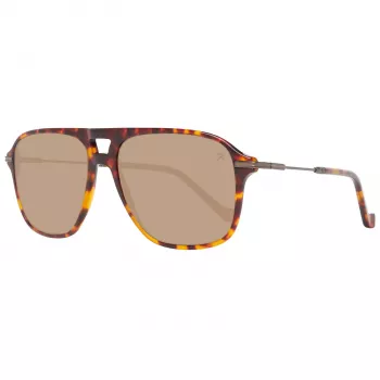 HACKETT MAN ΓΥΑΛΙ ΗΛΙΟΥ HSB86512756 - Havanna Ασετάτ Ορθογώνιος Σκελετός με Καφέ Φακούς Διαβάθμισης - 56/16/140 mm