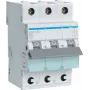Hager MCS340 40A 3-πολικός Διακόπτης Προστασίας Γραμμής με Χαρακτηριστική C, 6kA, 3 Modules