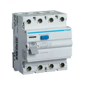 HAGER Ρελέ προστασίας διαρροής 4P 25A 30mA CD426J