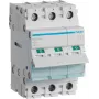 Hager SBN340 3-πολικός διακόπτης φορτίου 40A, 3 μονάδες τοποθέτηση σε ράγα DIN