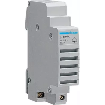 Hager SU212 Κουδούνι ράγας DIN 8-12V AC 0,33A 1 μονάδα
