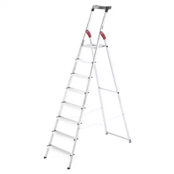 HAILO L60 StandardLine Αλουμινίου Οικιακή Σκάλα 8 Σκαλοπατιών