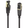 HAMA Cat 8 Καλώδιο Δικτύου 40 Gbit/s S/FTP 1,5m Μαύρο