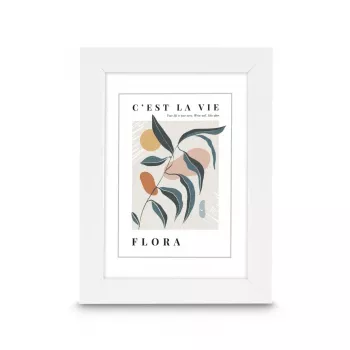 Hama Flora Πλαστική κορνίζα, Λευκή, 30 x 40 cm (00193322)