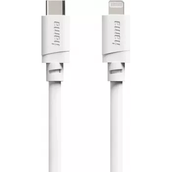 Hama USB-C σε Lightning MFi καλώδιο φόρτισης και δεδομένων, 2 m, λευκό 00201816