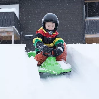 Hamax Sno Zebra Snow Racer πράσινο πολυαιθυλένιο