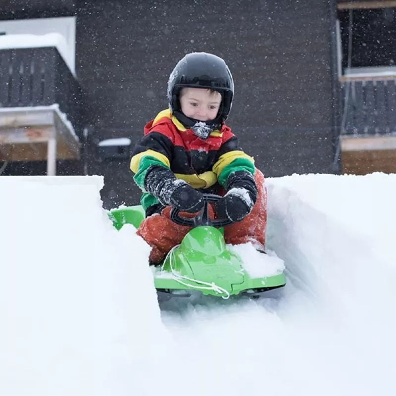 Hamax Sno Zebra Snow Racer πράσινο πολυαιθυλένιο