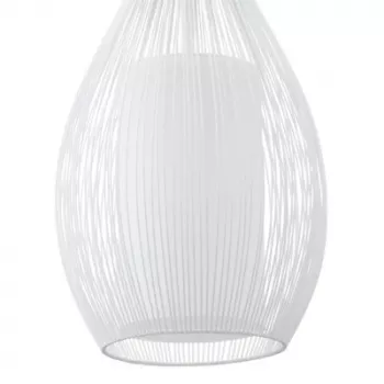 Κρεμαστό φωτιστικό E27 Glo Razoni 19 cm Λευκό