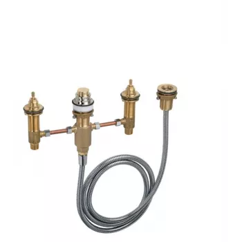Hansgrohe Μπαταρία μπάνιου HG 4 οπών Σετ βάσης χωνευτό/επίτοιχο