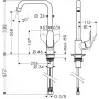HANSGROHE Focus Μπαταρία κουζίνας 31820000 χρώμιο
