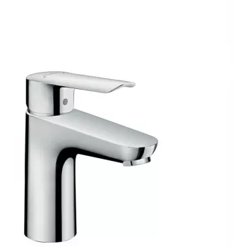 HANSGROHE Logis E 100 μπαταρία νιπτήρα με pop-up βαλβίδα χρωμέ