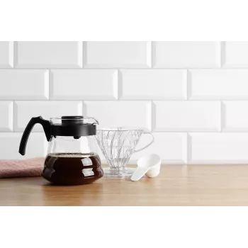 HARIO V60-01 Πλαστικό Φίλτρο Καφέ Clear 1-2 Φλιτζάνια