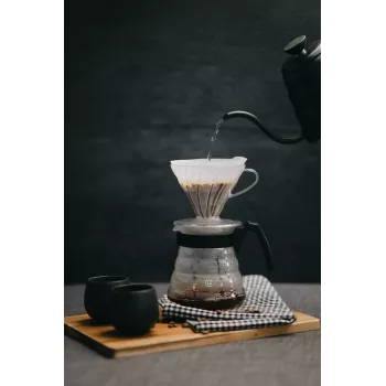 Hario V60 Drip Coffee Maker Πλαστικό Μέγεθος 02 - Διαφανές