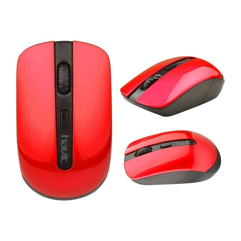 HAVIT MS989GT Ασύρματο Ποντίκι (Μαύρο & Κόκκινο)