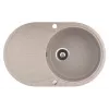 HELIKA Νεροχύτης Clarus SR101-110AW Arctic White Κουζίνας από σύνθετο γρανίτη