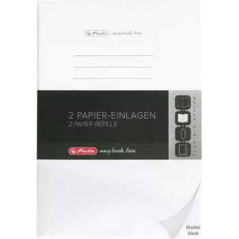 Herlitz 50034130 A5 σημειωματάριο 80 φύλλα λευκό