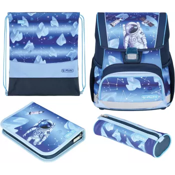 Herlitz Loop Plus Cosmic Explorer σετ σχολικής τσάντας