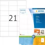 HERMA Premium 4634 μόνιμες αυτοκόλλητες ματ πλαστικοποιημένες χάρτινες ετικέτες, λευκό, 70 x 41 mm, 4200 ετικέτες (200 φύλλα x 21)