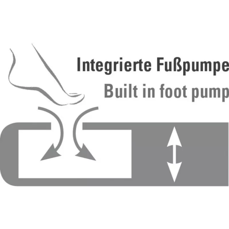 High Peak Μονό Στρώμα Αέρος Comfort Plus 40023 (Σκούρο Μπλε/Γκρι)