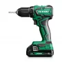 HIKOKI 18V Brushless μπαταρίας δραπανοκατσάβιδο 55Nm 2x2,0Ah Kit