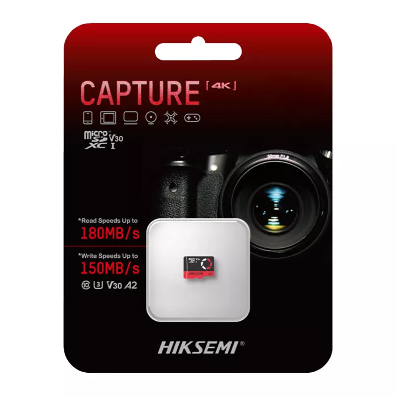 Hiksemi Capture V30 256GB MicroSDXC Κάρτα Μνήμης (χωρίς Adapter)