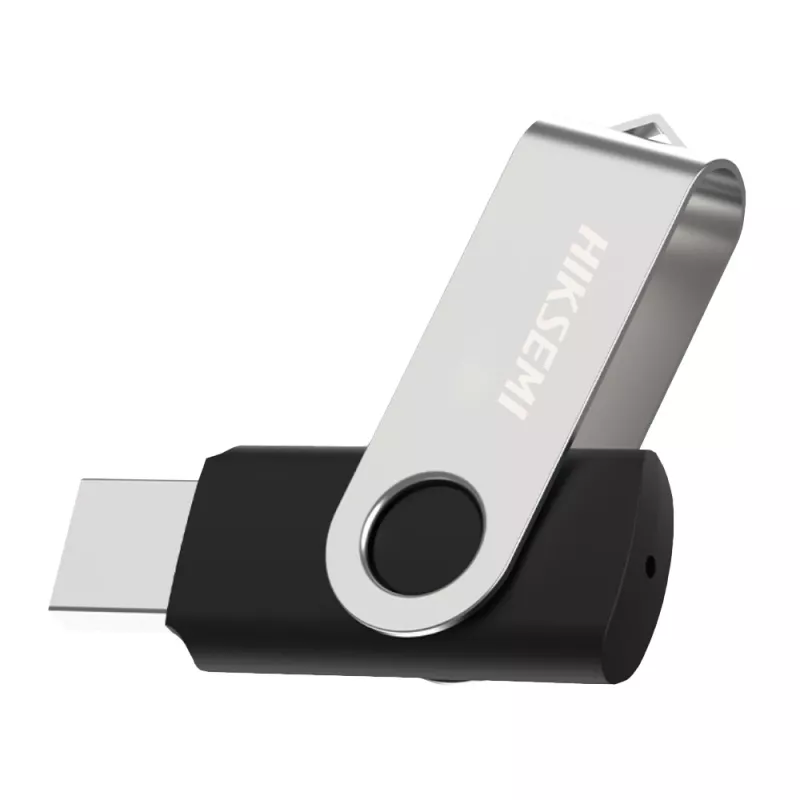 HIKSEMI Rotary Series 64GB USB 3.0 Flash Drive - Ασημί