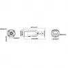 Hikvision 12MP IP κάμερα DS-2CD2T126G3-IS2UY/SL(2,8mm)(eF) AcuSense DarkFighter