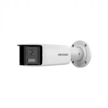 Hikvision DS-2CD2T46G2P-ISU/SL(2.8MM)(C) 4MP πανοραμική AcuSense IP κάμερα, 2x 2,8mm, οπτικό πεδίο 180°, IP67, PoE