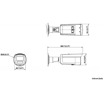 Hikvision DS-2CD2T63G2-4LI(2.8mm) 6 MP AcuSense Bullet IP κάμερα