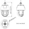Hikvision DS-2DE5432IWG1-E 4MP 32x PTZ Dome IP κάμερα ασφαλείας