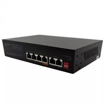 HISMART PoE Switch 1000Mbps 4 Θύρες + 2G Uplink