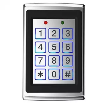 HISMART TV993772 Πληκτρολόγιο Ελέγχου Πρόσβασης Πολλαπλών Λειτουργιών με Αναγνώστη Καρτών Mifare, PIN, 2000 Χρήστες, IP65, Wiegand 26/34, Κράμα Ψευδαργύρου