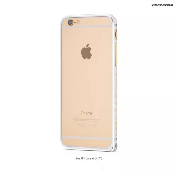 Hoco Good Fortune Θήκη bumper για Apple iPhone 6 Ασημί