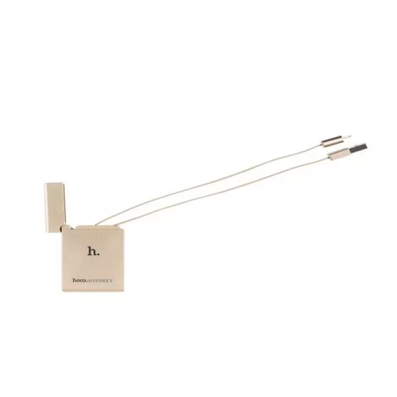 Hoco Apple Lighter UPL17 Χρυσό Καλώδιο USB-A σε Lightning 1,2m