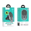 Hoco CA91 Magic Magnetic Wireless Fast Charging βάση αυτοκινήτου, 15W, γκρι