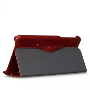 Hoco Crystal Folder Series Προστατευτική θήκη για Samsung Galaxy Tab 3 7.0 T210, Καφέ